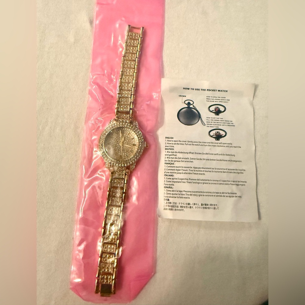 Quartz Watch New With Directions